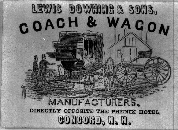 A black and white image of an old printed advertisement.