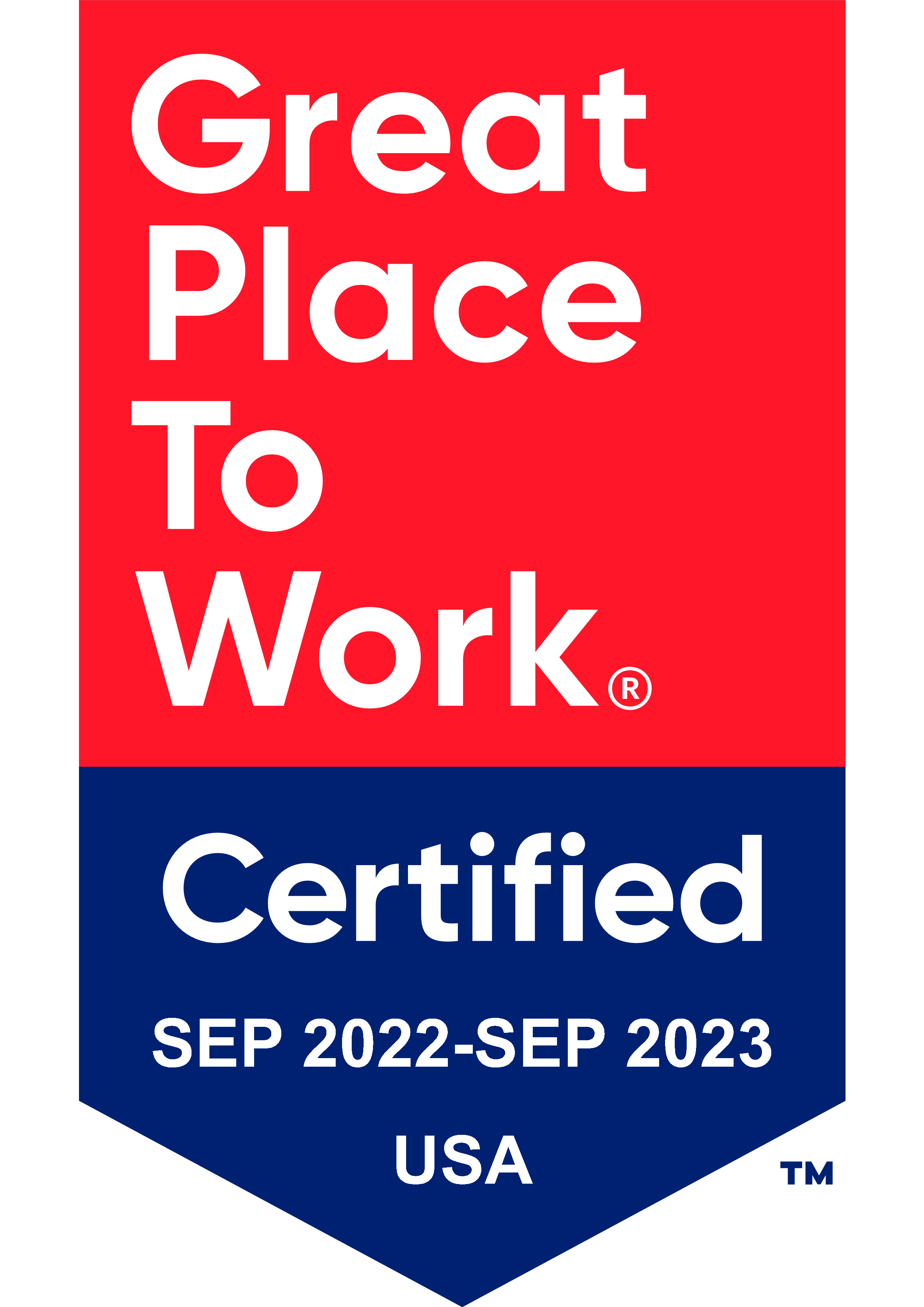 Great Place To Work logo.