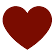 An illustration of a red heart.